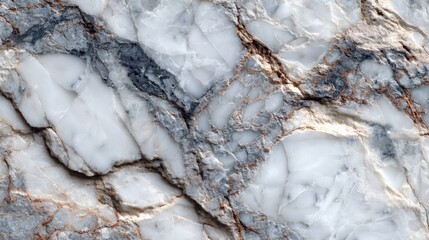 Luxurious natural white marble texture background featuring gray veins and brown hues for upscale interior design