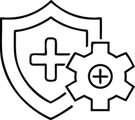 vector medical icon on white