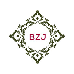BZJ Logo design vector template. 
