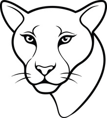 vector illustration of a wolf