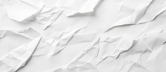 Obraz premium Crumpled white paper texture (2)
