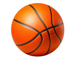 Basketball isolated, transparent background.