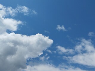 blue sky with clouds