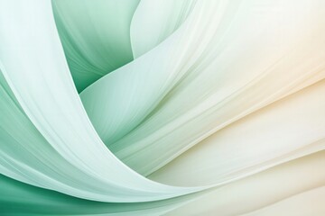 Soft flowing fabric with subtle gradient on white background