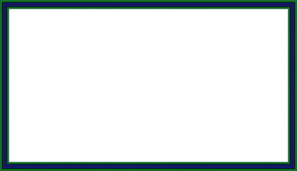 Obraz premium Modern Blue and Green Layered Border - Rectangular Frame