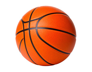 Fototapeta premium Basketball isolated, transparent background.