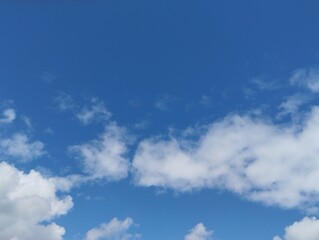 blue sky with clouds