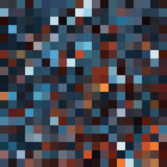 Colorful abstract mosaic background. Pixel effect. Camo and camouflage.