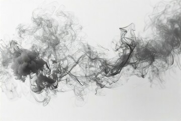 Smoke on white background, White smoke on white background