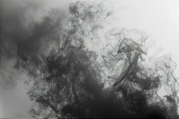 Smoke on white background, White smoke on white background