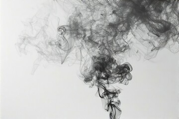 Smoke on white background, White smoke on white background