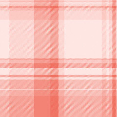 Soft coral and cream plaid pattern.  Elegant, subtle texture ideal for textile design, fashion, websites, and branding.  Versatile background showcasing a calming, romantic aesthetic.