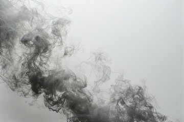 Smoke on white background, White smoke on white background