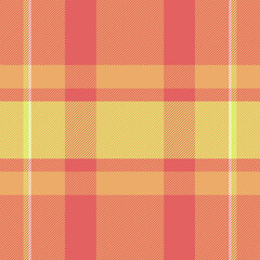 Vibrant pastel plaid pattern in peach, yellow, and coral. Perfect for textile designs, website backgrounds, or any project needing a cheerful, summery vibe.