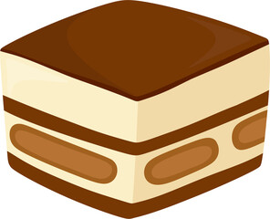 illustration tiramisu