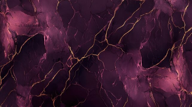 Rose Gold and Purple ruby marbling background Vector. luxury pattern design for wedding invitation, cards, wallpaper and packaging design.