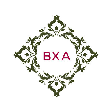 BXA letter logo abstract design. 