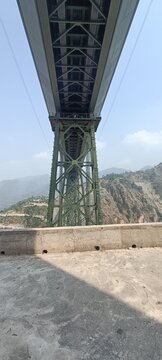  chenab rail bridge over the river in jammu and kashmir india it is the highest bridge in india