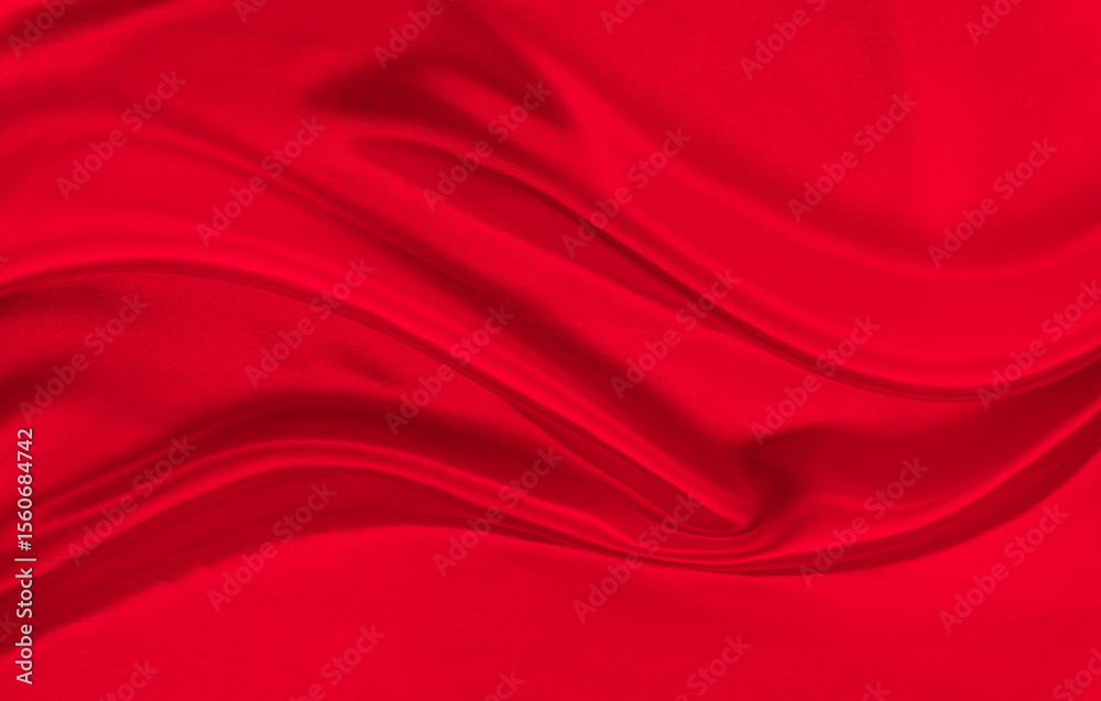 Poster Black red satin dark fabric texture luxurious shiny that is abstract silk cloth background with patterns soft waves blur beautiful.