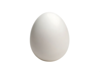  white egg isolated on white background PNG, ai generated
