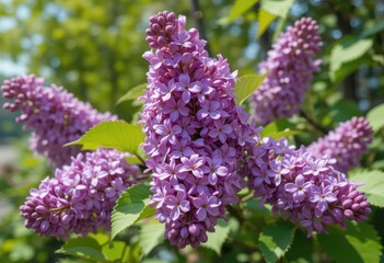 the lilac or common lilac frontal street