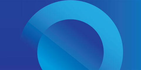 blue abstract background with circle. Vector illustration