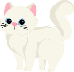 illustration persian cat