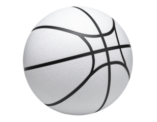 Basketball isolated, transparent background.