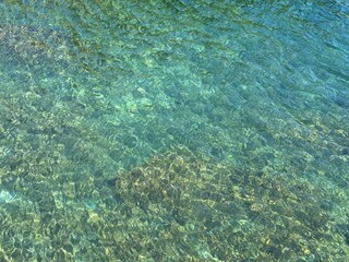 Sea water surface natural background.