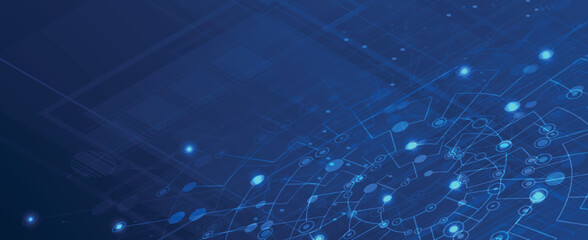 Abstract circuit board pattern technology concept background