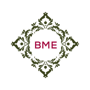 BME letter logo design 