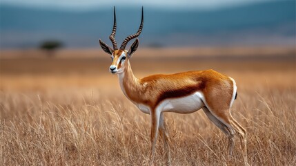 Grant's Gazelle in Serengeti National Park, Tanzania, no logos, no brands