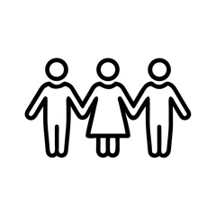 Symbolic depiction of unity and friendship, hand in hand. Illustrating the power of connection