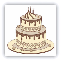 Food photography of homemade cheesecake side view covered with dark chocolate glaze, decorated with fresh garden berries on a white background isolated close up