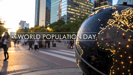 World population day awareness campaign global challenges and sustainable development goals focus