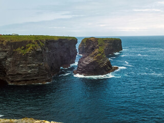 Sea stacks by Kilkee Cliffs
