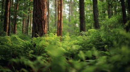 Obraz premium Cozy summer forest