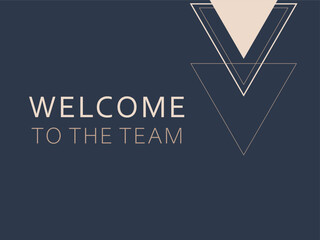 Welcome to the team card, banner 