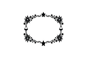 decorative floral frame