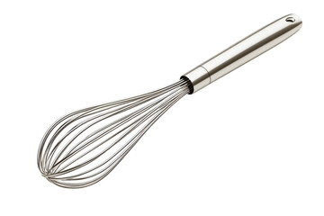 Creating culinary magic with a classic whisk ready for fluffy batters and delightful recipes on transparent background