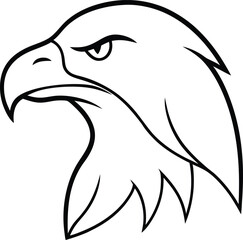 eagle head vector illustration