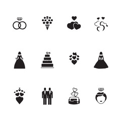 set of icons