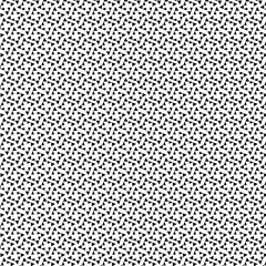 Black and white vector seamless pattern with small diamonds , star shapes ,rhombuses .Abstract black and white geometric texture .Simple minimal wide repeat background .