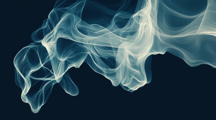 Fototapeta premium dark blue flowy lines, minimalistic 