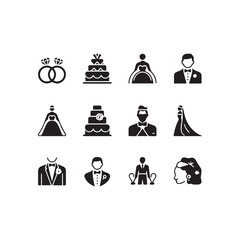 set of icons