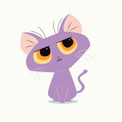 anime cartoon characters cute cats in spring pictures, happy cute, art, animals, kittens, pets, graphics, cats