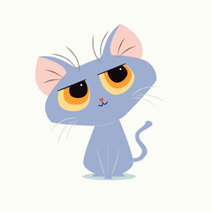 anime cartoon characters cute cats in spring pictures, happy cute, art, animals, kittens, pets, graphics, cats