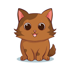 anime cartoon characters cute cats in spring pictures, happy cute, art, animals, kittens, pets, graphics, cats