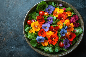A stack of edible items on a surface.