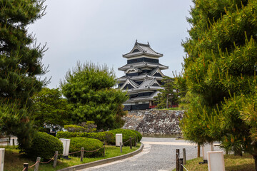 National Treasure of Japan, Matsumoto Castle in Nagano, Japan
